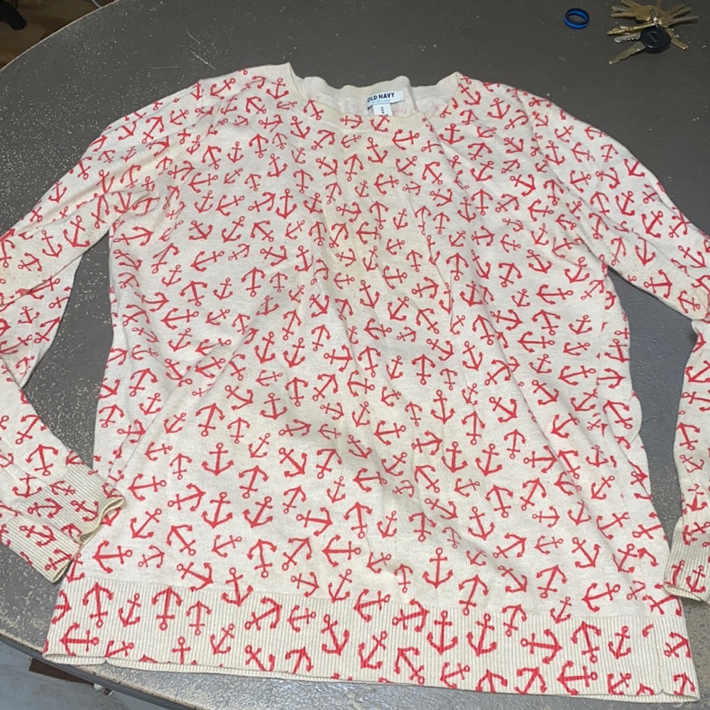 Adorable Old Navy Anchor Lightweight Sweater